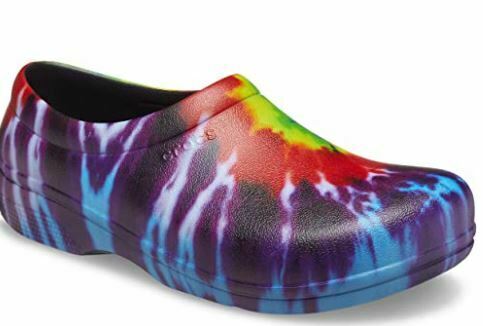 tie dye crocs: Crocs Unisex-Adult Men's and Women's on The Clock Clog | Slip Resistant Work Shoes